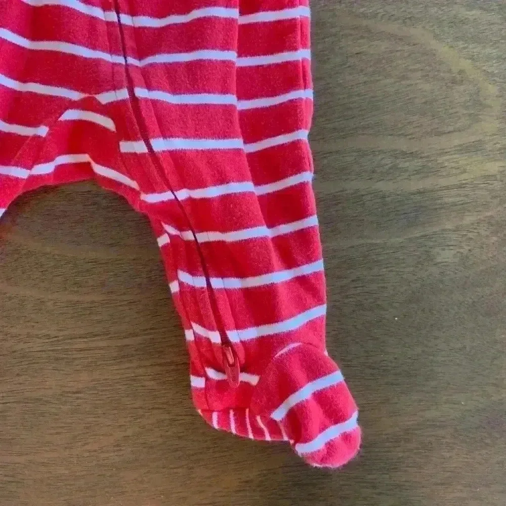 3 MONTHS Carter's Baby Fleece Footed Sleeper Pajamas PJs LOT Of 3 (0813)